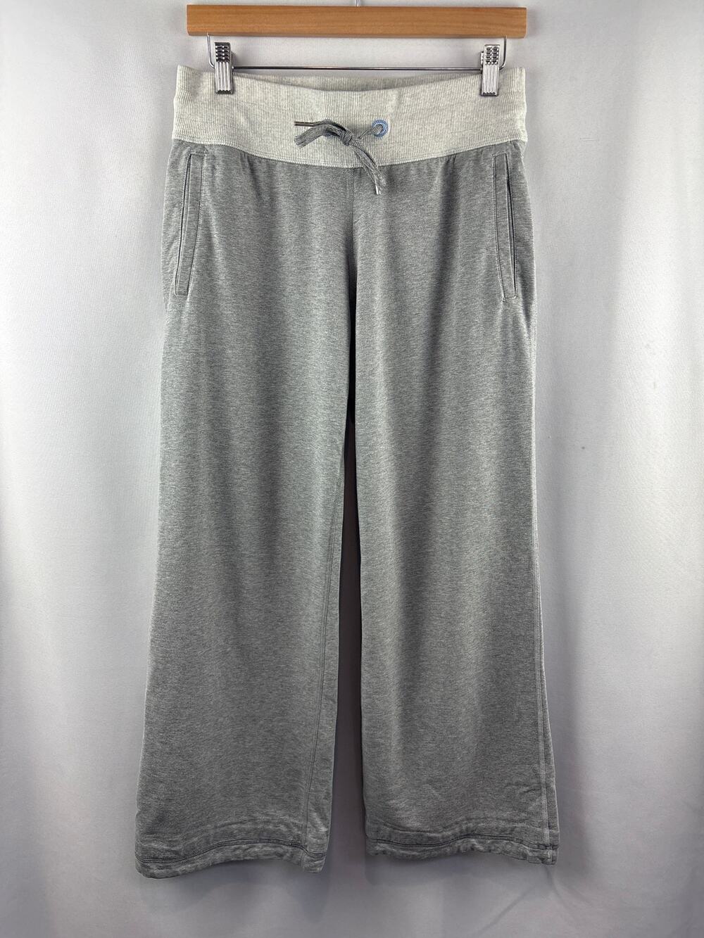 Women’s LuluLemon Size 8 Gray Wide Leg Lounge Pants